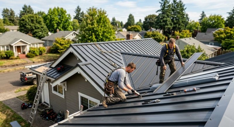 Metal Roof Leak Repair