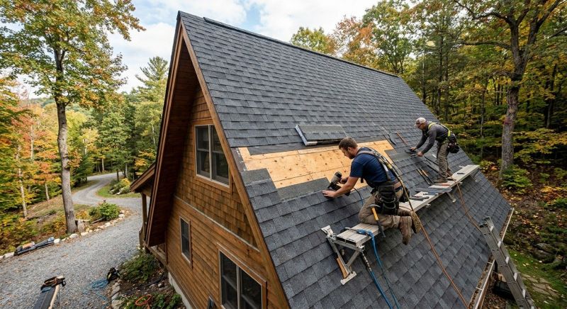 A Frame Roof Repair in Stark County, OH