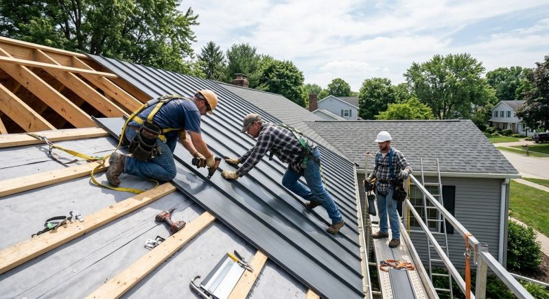 Aluminum Roof Installation in Canton, OH