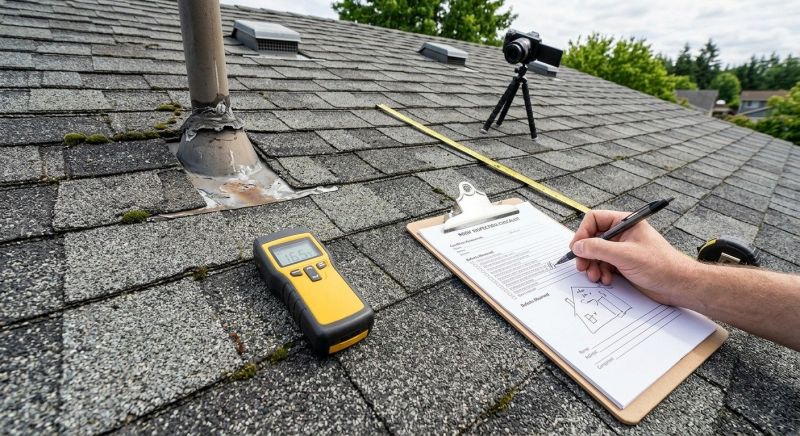 Asphalt Roof Inspection in Fredericksburg, OH
