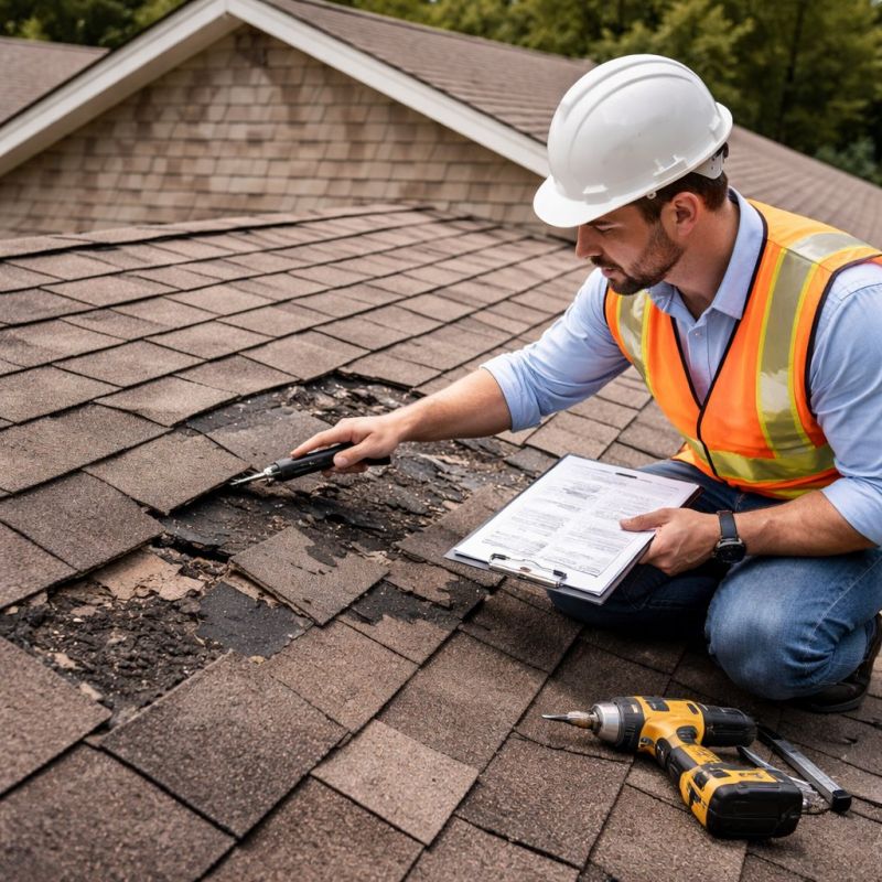 Asphalt Roof Inspection in Massillon, OH