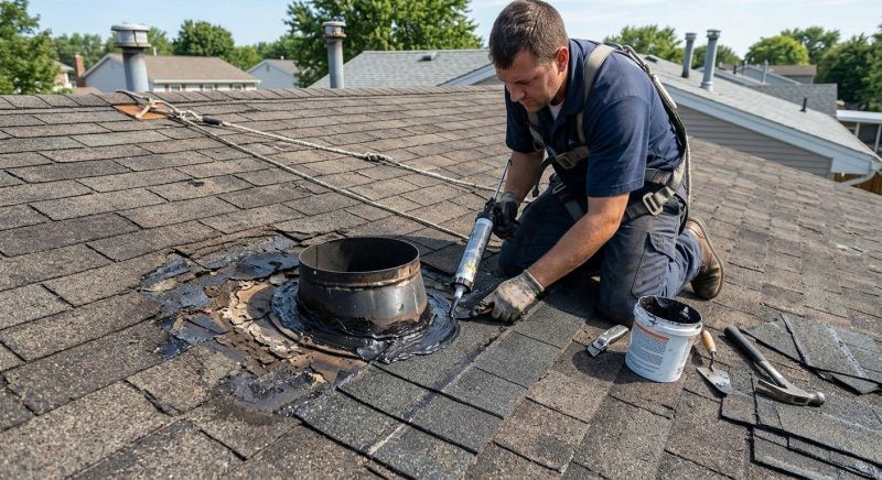 Asphalt Roof Leak Repair in Hartville, OH