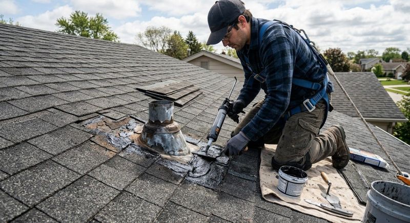 Asphalt Roof Leak Repair in Louisville, OH
