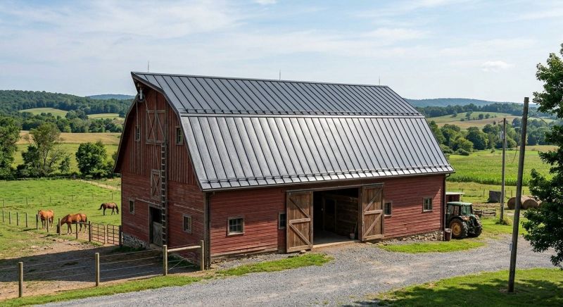 Barn Roof Replacement in Summit County, OH