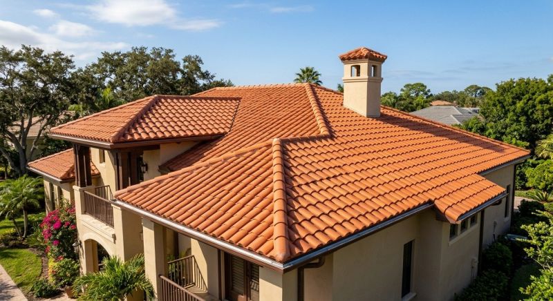 Barrel Tile Roof Installation in Stark County, OH