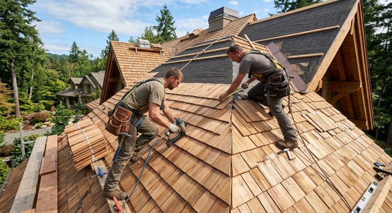 Cedar Roof Construction in Stark County, OH
