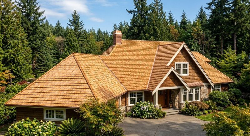 Cedar Roof Installation in Akron, OH