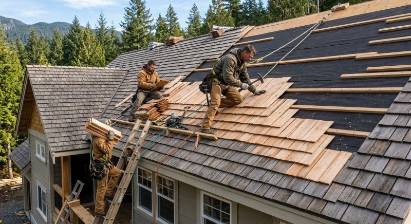 Cedar Roof Installation in Stark County, OH