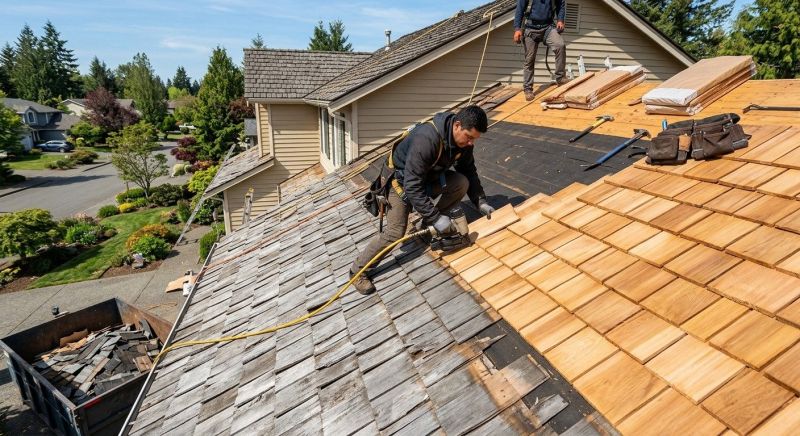 Cedar Roof Replacement in Stark County, OH