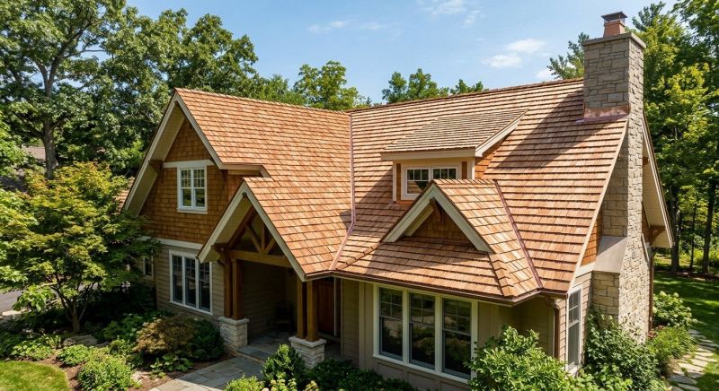 Cedar Shake Roof Construction in Wooster, OH