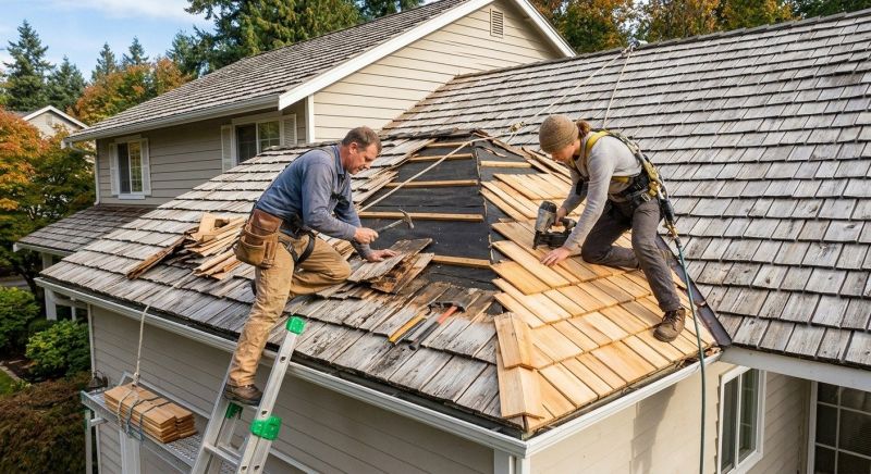 Cedar Shingles Repair in Orrville, OH