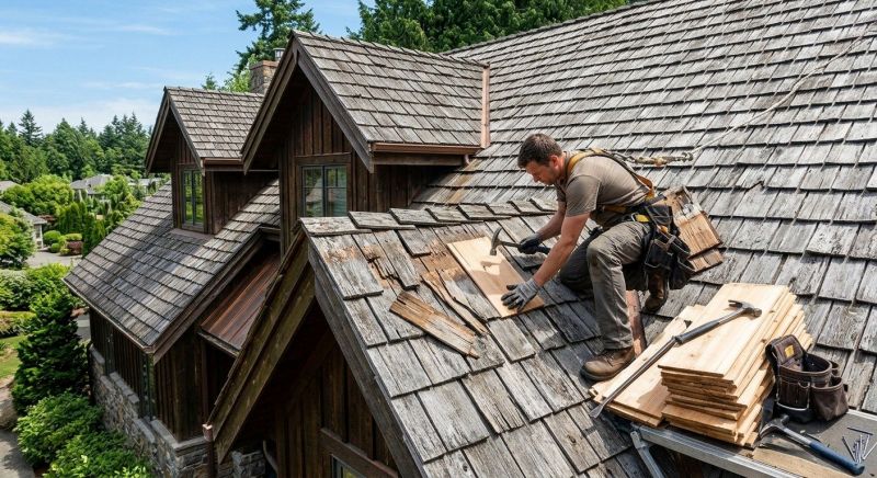 Cedar Shingles Repair in Tallmadge, OH