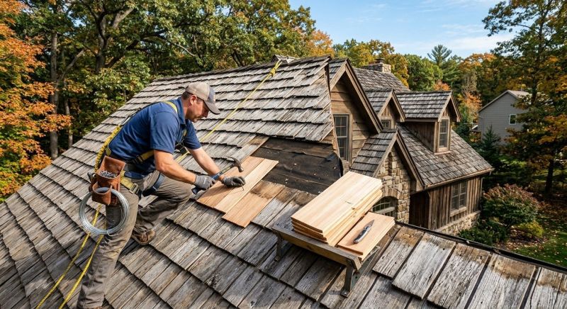 Cedar Shingles Repair in Wooster, OH