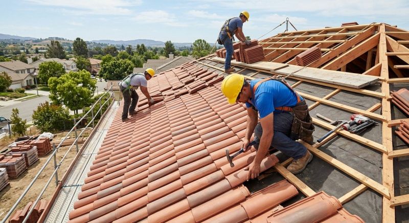 Clay Roof Installation in Dover, OH