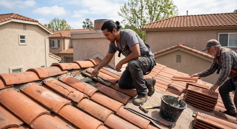 Clay Roof Leak Repair in Stark County, OH