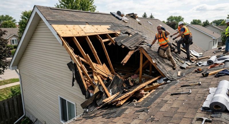 Collapsing Roof Repair in Stark County, OH