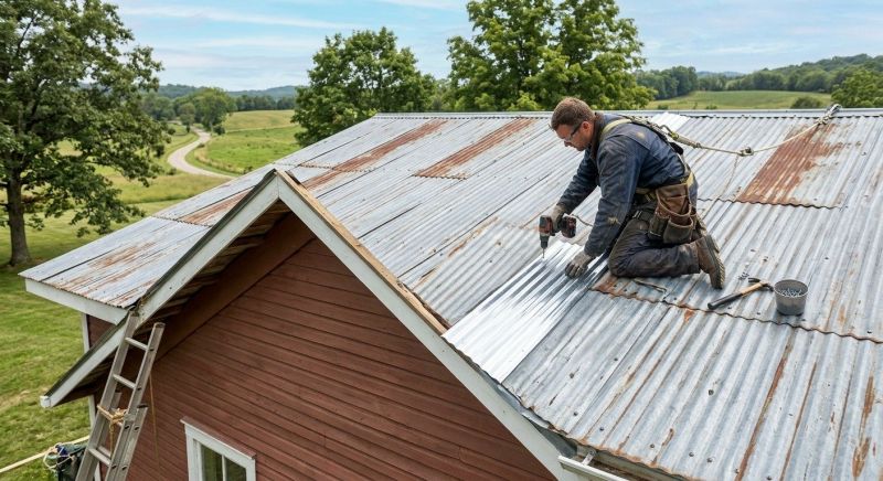 Corrugated Roof Repair in Hartville, OH