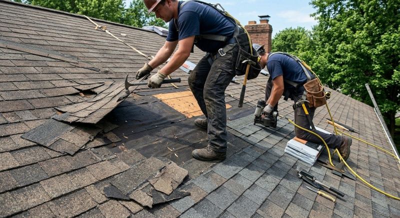 Damaged Roof Repair in Stark County, OH
