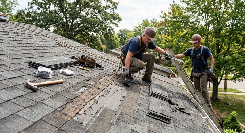 Damaged Roof Repair in Uniontown, OH