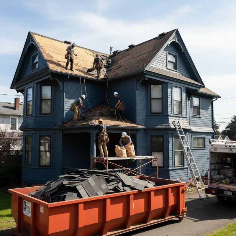 Damaged Roof Replacement in Massillon, OH