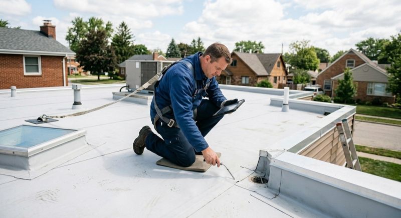 Flat Roof Inspection in Stark County, OH
