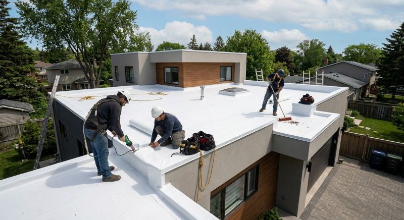 Flat Roof Installation in Tuscarawas County, OH