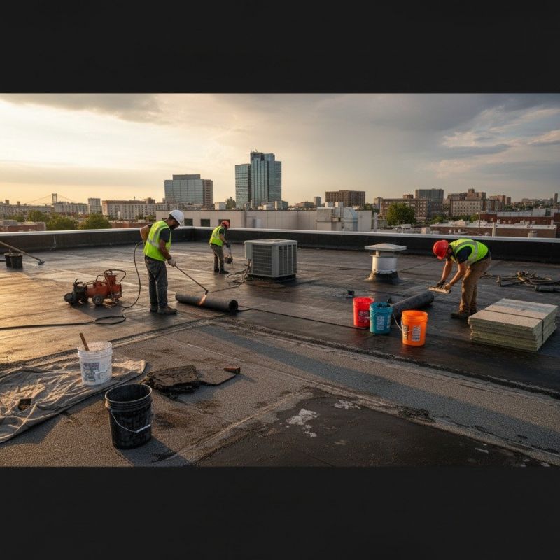 Flat Roof Repair in Wayne County, OH
