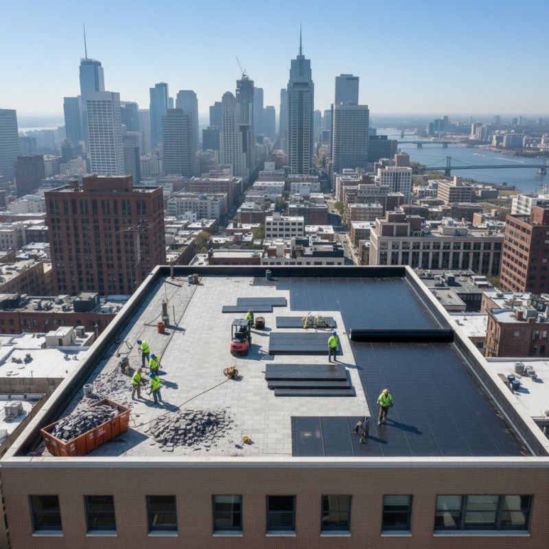 Flat Roof Replacement in Akron, OH