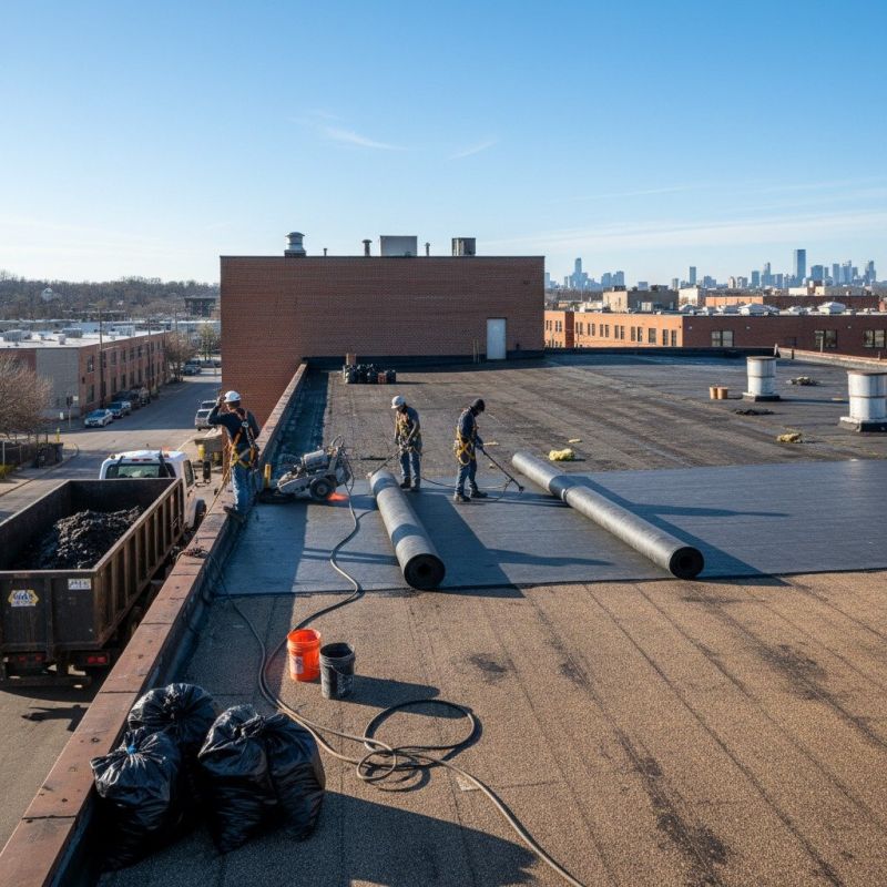 Flat Roof Replacement in Louisville, OH