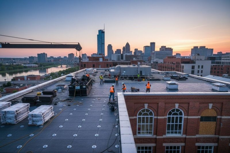 Flat Roof Replacement in Louisville, OH