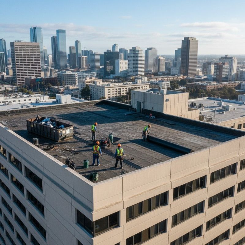 Flat Roof Replacement in Massillon, OH