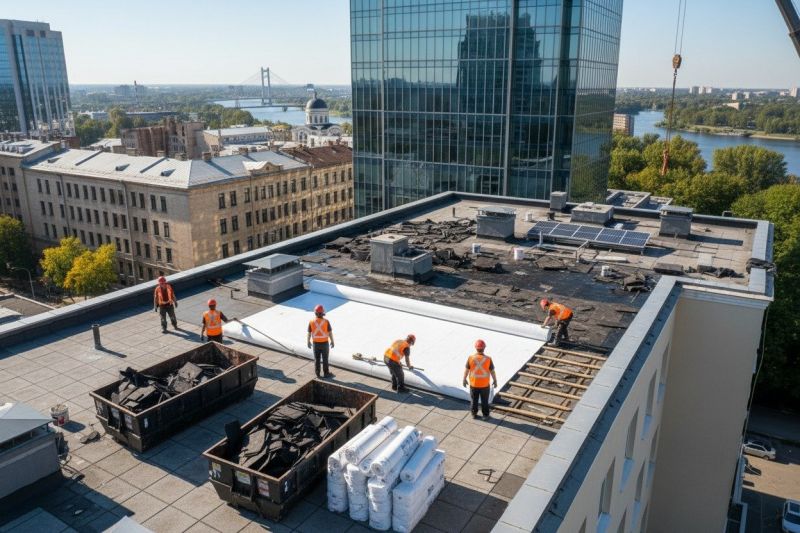 Flat Roof Replacement in Rittman, OH
