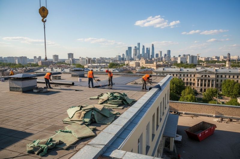 Flat Roof Replacement in Tallmadge, OH