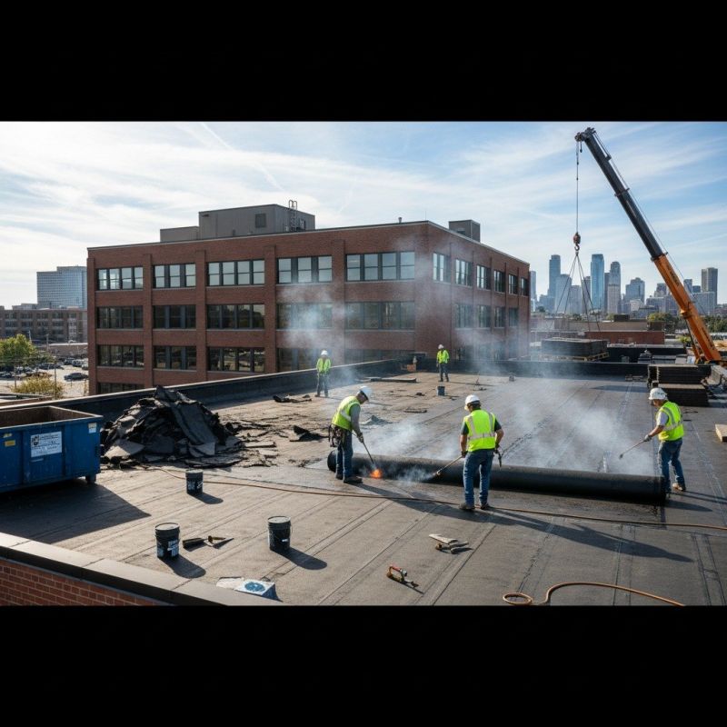 Flat Roof Replacement in Tuscarawas County, OH