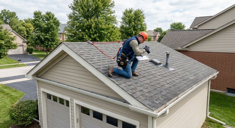 Garage Roof Inspection in Stark County, OH