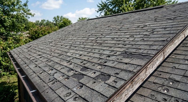Hail Damage Roof Repair in Louisville, OH
