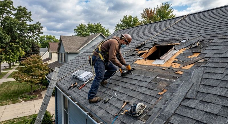 Hail Damage Roof Repair in Rittman, OH