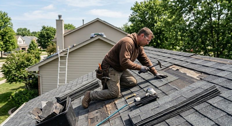House Roof Repair in Hartville, OH