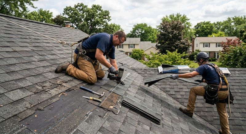 House Roof Repair in Stark County, OH