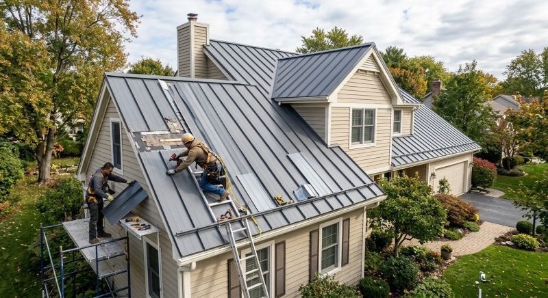 Metal Roof Repair in Cuyahoga Falls, OH