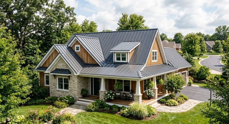 Metal Roof Replacement in Fredericksburg, OH