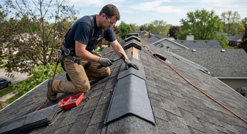 Ridge Cap Repair in Stark County, OH