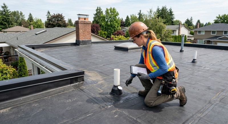 Roof Damage Inspection in Cuyahoga Falls, OH