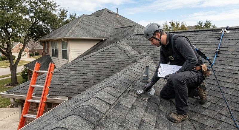 Roof Damage Inspection in Dover, OH