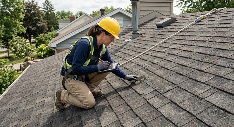 Roof Damage Inspection in Massillon, OH
