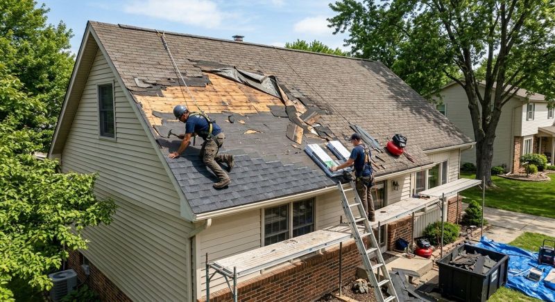 Roof Damage Repair in Dover, OH
