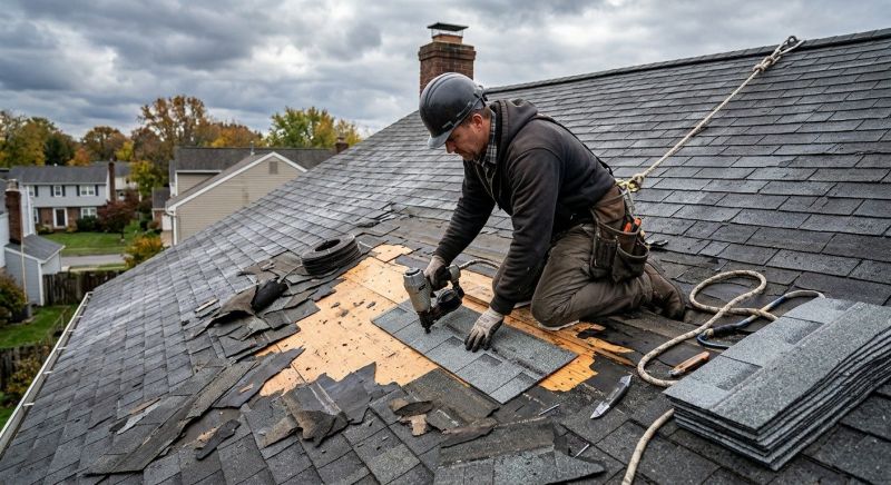 Roof Damage Repair in Fredericksburg, OH