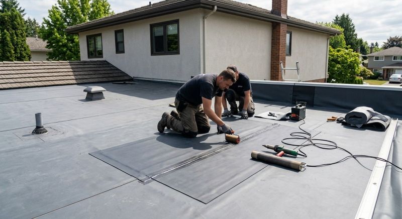 Rubber Roof Repair in Wooster, OH