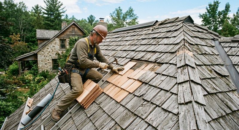 Shake Shingle Repair in Hartville, OH