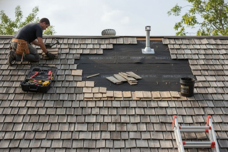 Shake Shingle Repair in Wadsworth, OH